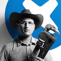 Kyle Wiens in the iFixit office.